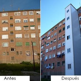 Ascensores Moncayo blanco cordero antes y después